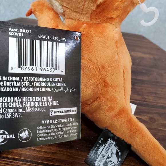 Jurassic World 10" Dinosaur TYRANNOSAURUS REX Stuffed Plush Toy New T-Rex - Picture 6 of 6